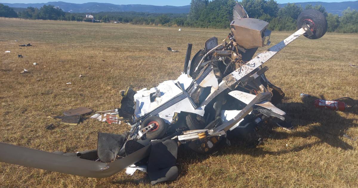 , Arandon-Passins Un ULM se crashe : son pilote grièvement blessé