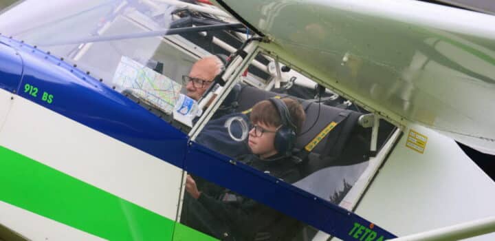 , Inglange Un cadeau de haut-vol offert par un pilote à un jeune passionné d’aviation
