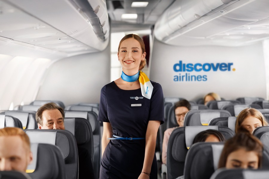 , Aérien: TheDesignAir – Je pense que nous venons de découvrir où est passé l’accent jaune de Lufthansa… Présentation de Discover Airlines