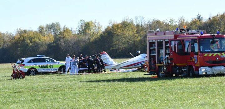 , Hautes-Pyrénées: Deux blessés dans le crash d&rsquo;un ULM à l&rsquo;aérodrome de Laloubère